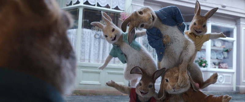 千葉雄大、前作に引き続き歌声を披露　ウサギたちの組体操も　「ピーターラビット２」吹替版本編映像
