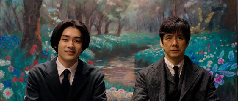 市川染五郎が美しくはかない標本に　固い表情の西島秀俊も　「人間標本」KV＆場面写真