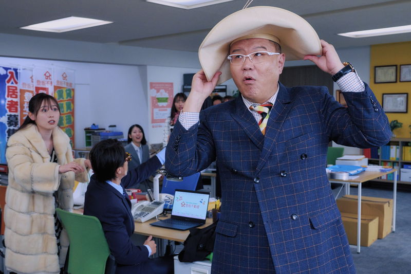 ドラマシリーズから続投の面々　劇場版でも火花を散らす　「正直不動産」場面写真