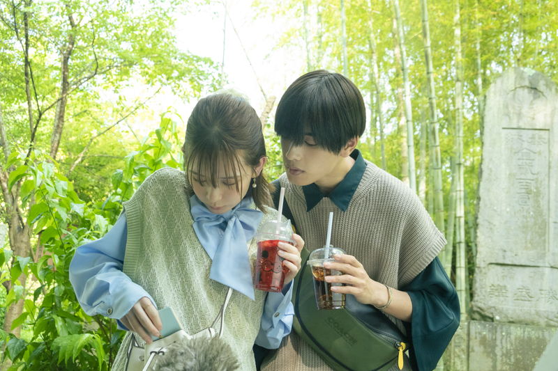 高橋恭平と畑芽育　”キュンキュンが止まらない”シーン満載　「なのに、千輝くんが甘すぎる。」場面写真