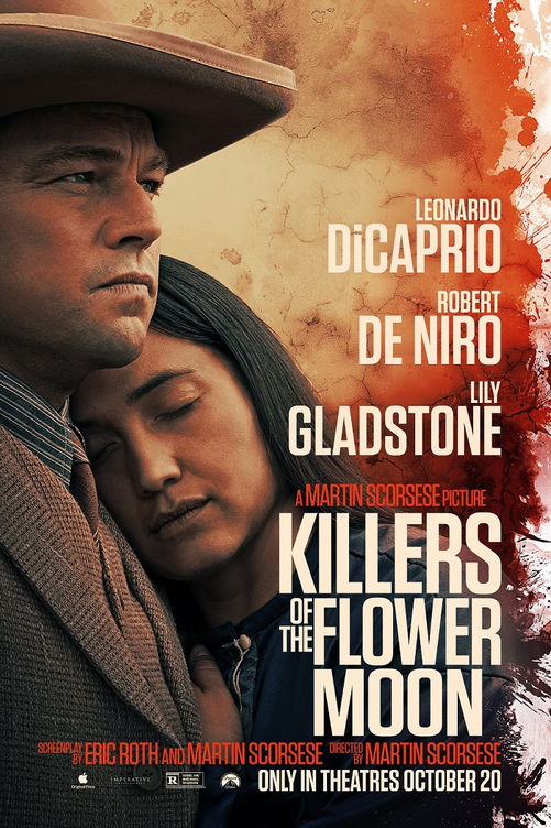 Ｌ・ディカプリオ主演　愛と裏切りが交錯する西部劇　「キラーズ・オブ・ザ・フラワームーン」キーアート