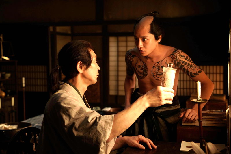 佐々木蔵之介と内藤剛志が一触即発の様子 幕末の京都が舞台 「幕末ヒポクラテスたち」場面写真