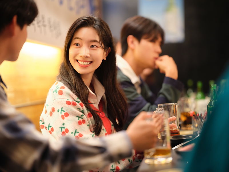 ダヒョン&ジニョン 高校最後の夏 制服姿で向き合う姿も 「あの夏、僕たちが好きだったソナへ」場面写真