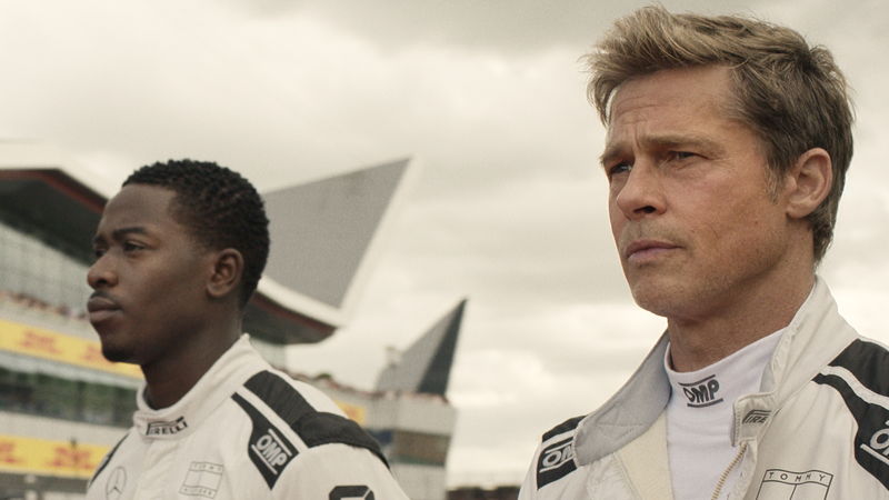 ブラッド・ピットがF1マシンで爆走　若きルーキーとのライバル関係も　「F1／エフワン」予告