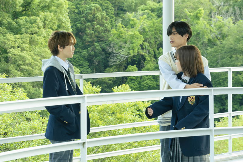 高橋恭平と畑芽育　”キュンキュンが止まらない”シーン満載　「なのに、千輝くんが甘すぎる。」場面写真