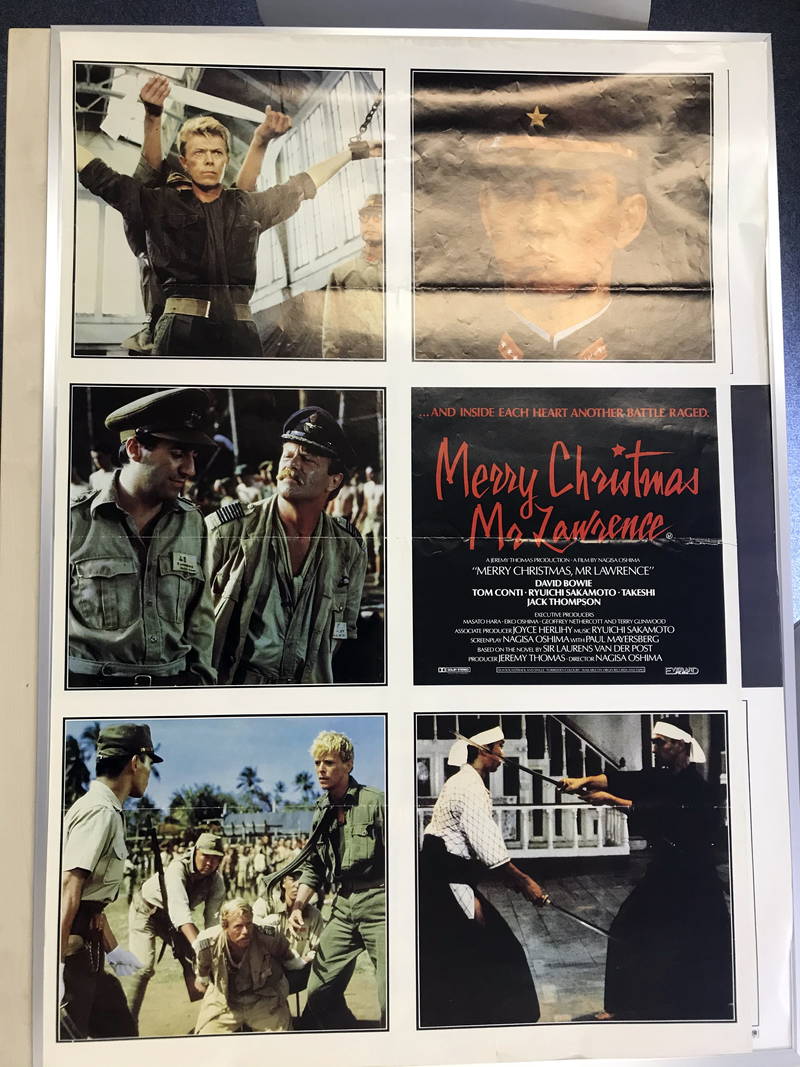 盗まれていた「戦場のメリークリスマス」の貴重なポスター　無事に返却される
