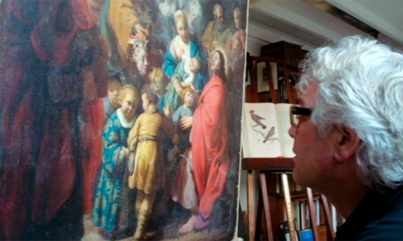 細心の注意を払った絵画修復　地味な作業に張りつめる緊張感　「レンブラントは誰の手に」本編映像