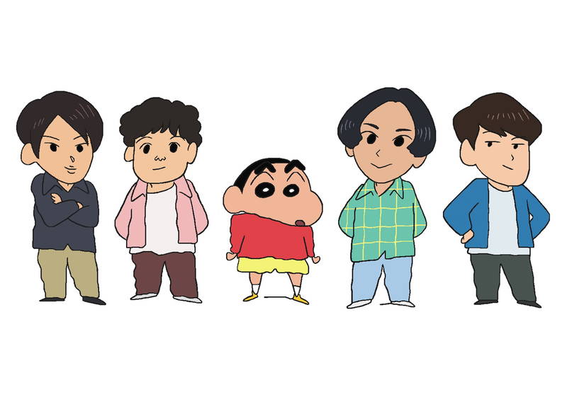 マカロニえんぴつ　「クレヨンしんちゃん」漫画＆アニメに本人役で登場　バンド名のおかげ？