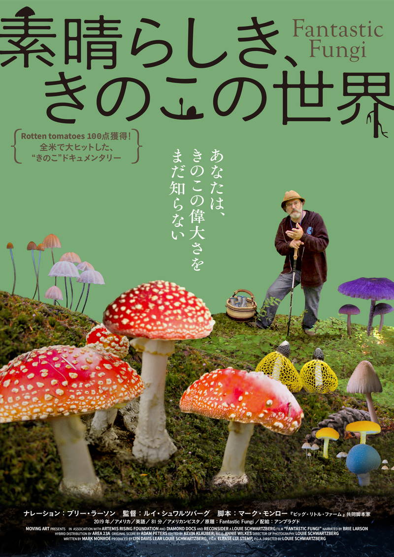 きのこや菌類の秘めたる力を追う　ブリー・ラーソンがナレーション　「素晴らしき、きのこの世界」9月公開