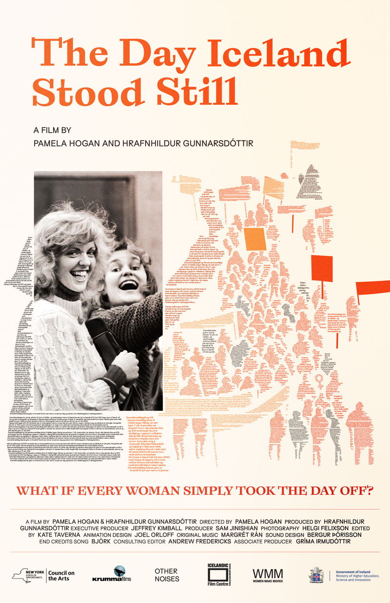 1975年　アイスランド全女性の90％　仕事や家事を一斉に休んだ　「女性の休日」公開決定