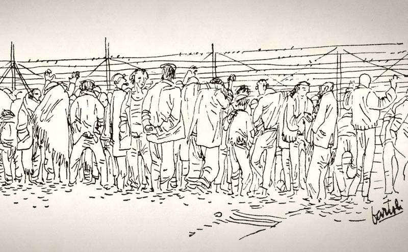 過酷な状況にも、パンを分け合って生きる難民たち　「ジュゼップ 戦場の画家」本編映像