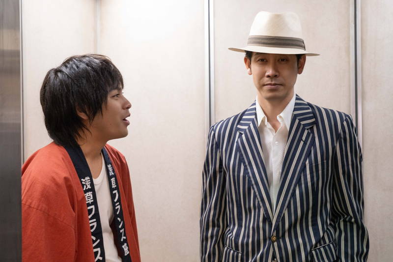 柳楽優弥とナイツ土屋のツービート　ビートたけしの青春描く「浅草キッド」場面写真