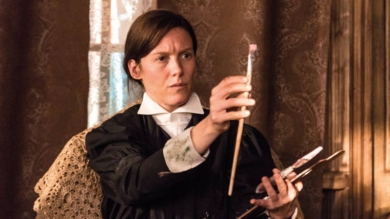 フィンランドの国民的画家ヘレン・シャルフベック　美しい自然の中で見せる微笑　「魂のまなざし」場面写真